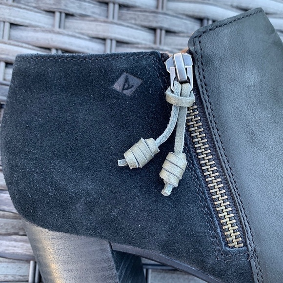 SPERRY TOP-SIDER Womens Dasher Lille Leather Ankle Booties - Picture 10 of 17